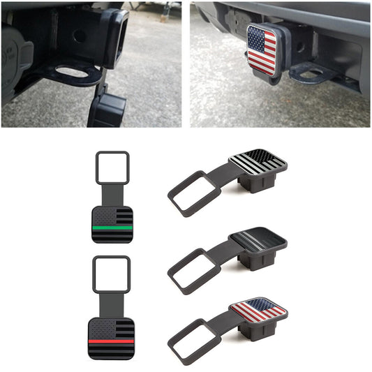 1x Car Tow Rear Receiver Plug Trailer Hitch 2 TPU Dust Cap for Jeep v