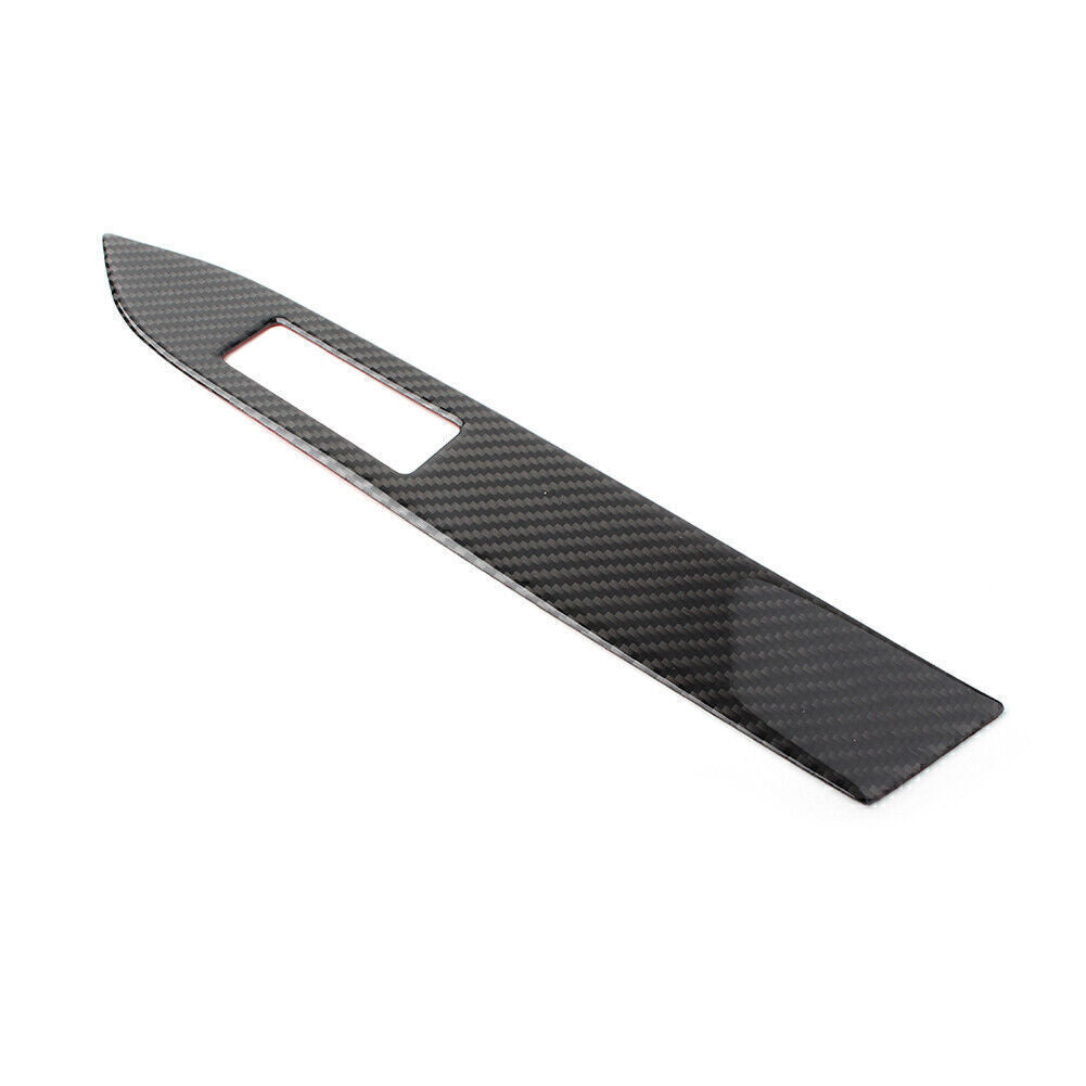 Carbon Fiber Copilot Dashboard Cover Trim Decor Panel Fit  for ford  for Mustang 15-2019 Q