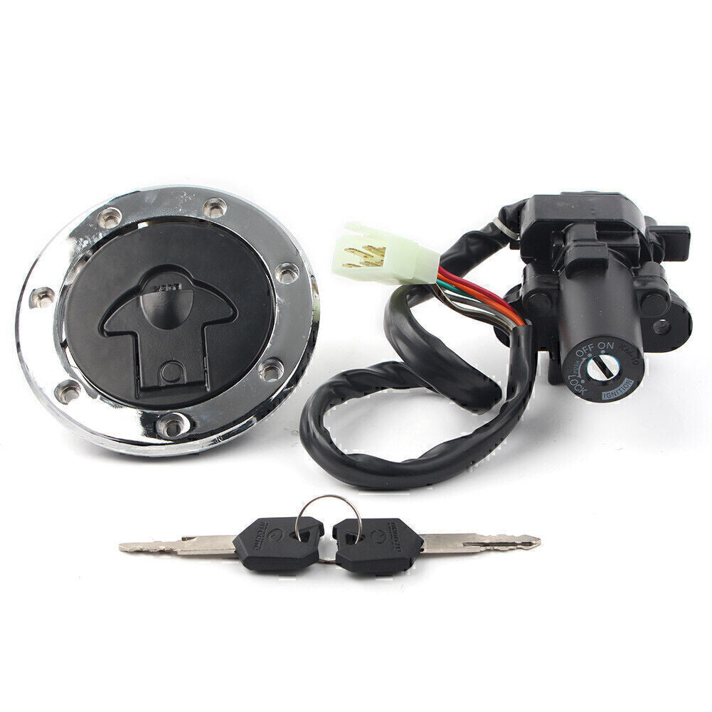 Ignition Switch Lock Fuel Gas Cap Key Set for Kawasaki ZX7R ZX9R ZXR750 ZX900 Q