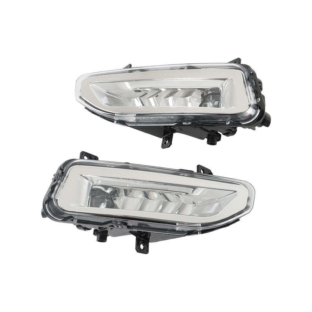Transparent lens light LED LH+RH for 2020-2022 Sentra, with switch and a pair of fog lights. n