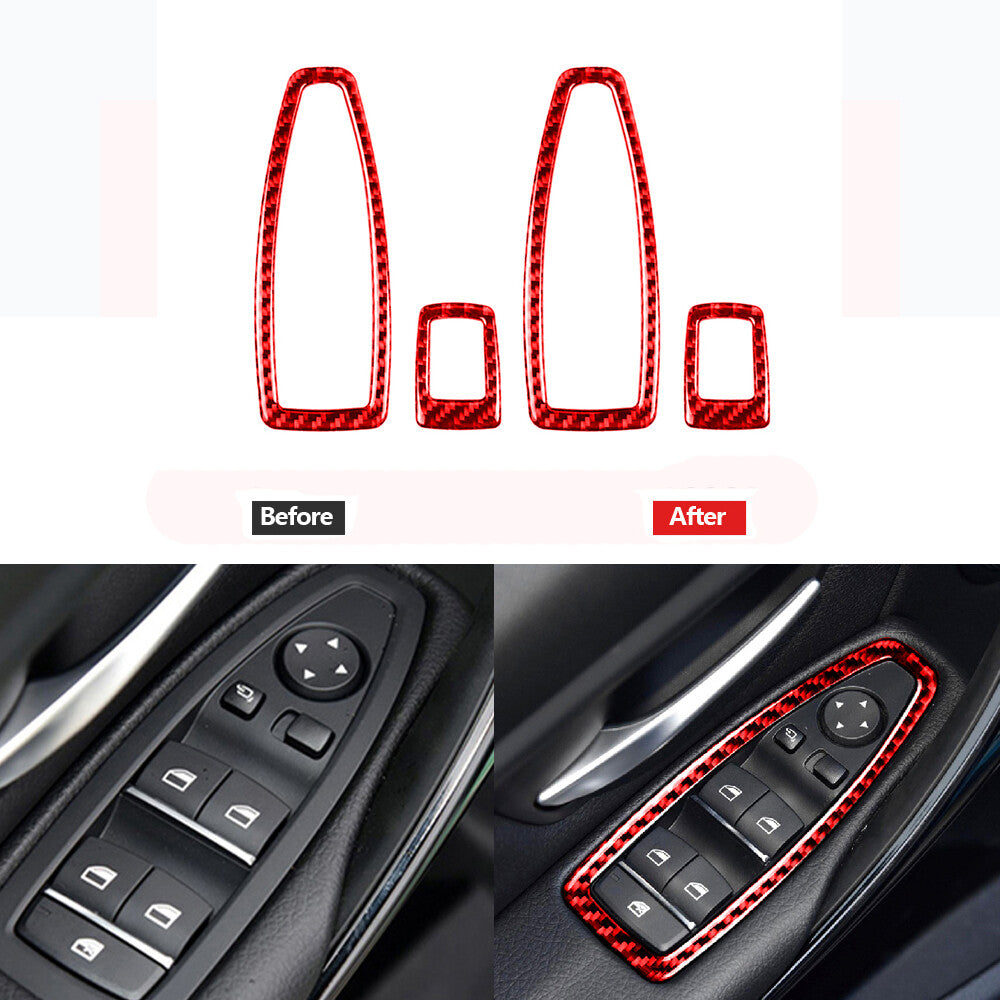 Carbon Fiber Rear Window Windshield Shutter Cover Trim For Supra A90 v