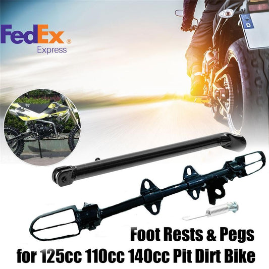 19 Motorcycle Mount Kickstand Side Foot Peg For Pit Dirt Bike 110cc 125cc 140cc Q
