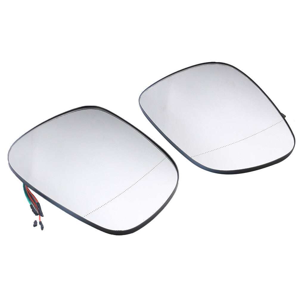 2x Side Mirror Glass LH  RH Side Fits for BMW X1 E84 X3 F25 2008-2015 Q