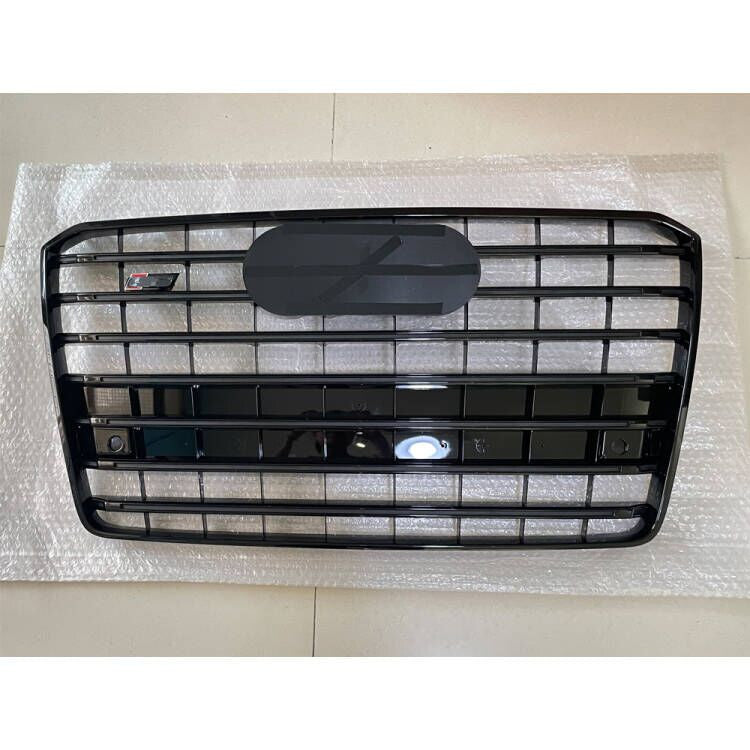 S8 Style Grill for Audi for A8 2015 2016 2017 Front Bumper Grille Mesh Grill Black