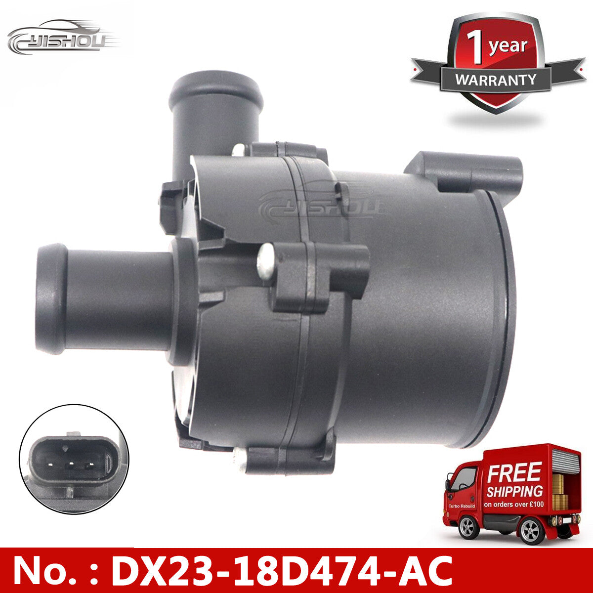 Auxiliary water pump DX23-18D474-AC suitable for Land Rover for Jaguar 2.0L. (0392023249)