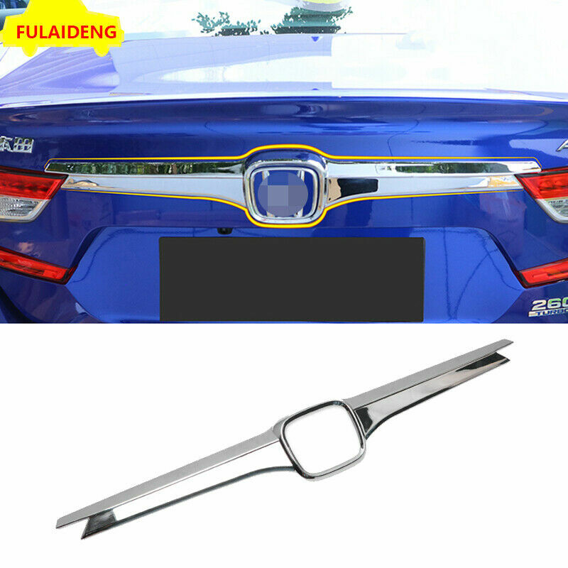 Chrome Rear Door Trunk Tailgate Lid Strip Cover Trim for Honda Accord 2018-2021