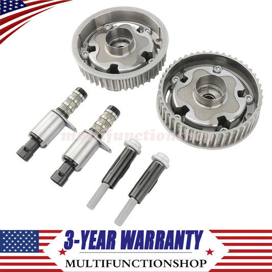 Pair Camshaft Adjusters Intake Exhaust for Chevrolet Aveo for Cruze Sonic L4 DOHC