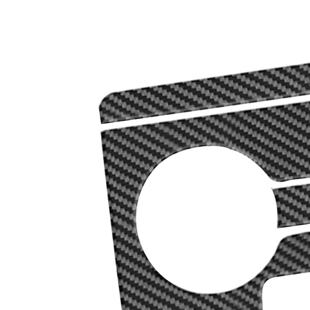 Carbon Fiber Window Switch Lift Panel Cover Trim For F10 5 2011-2018 v