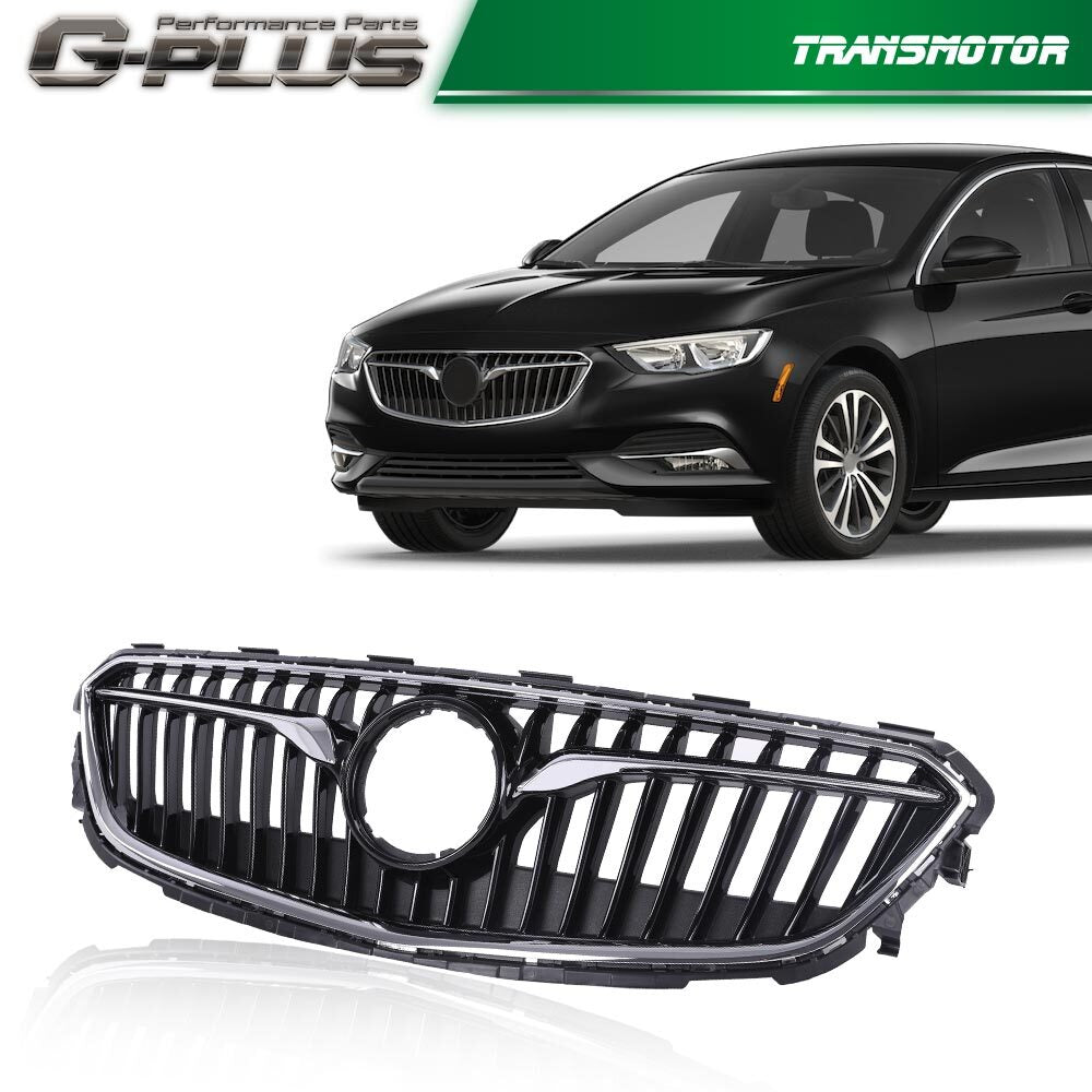 Fits 18-20 for Buick Regal TourX 39119344 Front bumper grille upper black - v