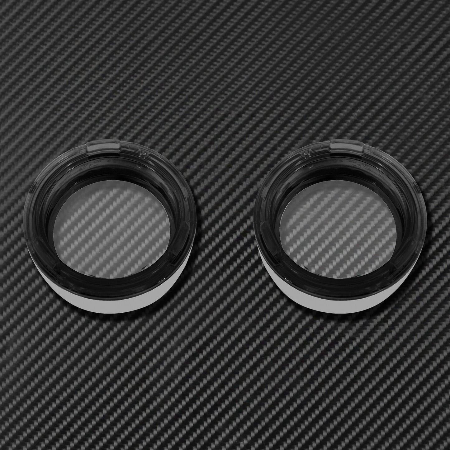 Chrome Clear Trim Ring Bullet Turn Signal Lens Cover Fit for Harley Softail Dyna