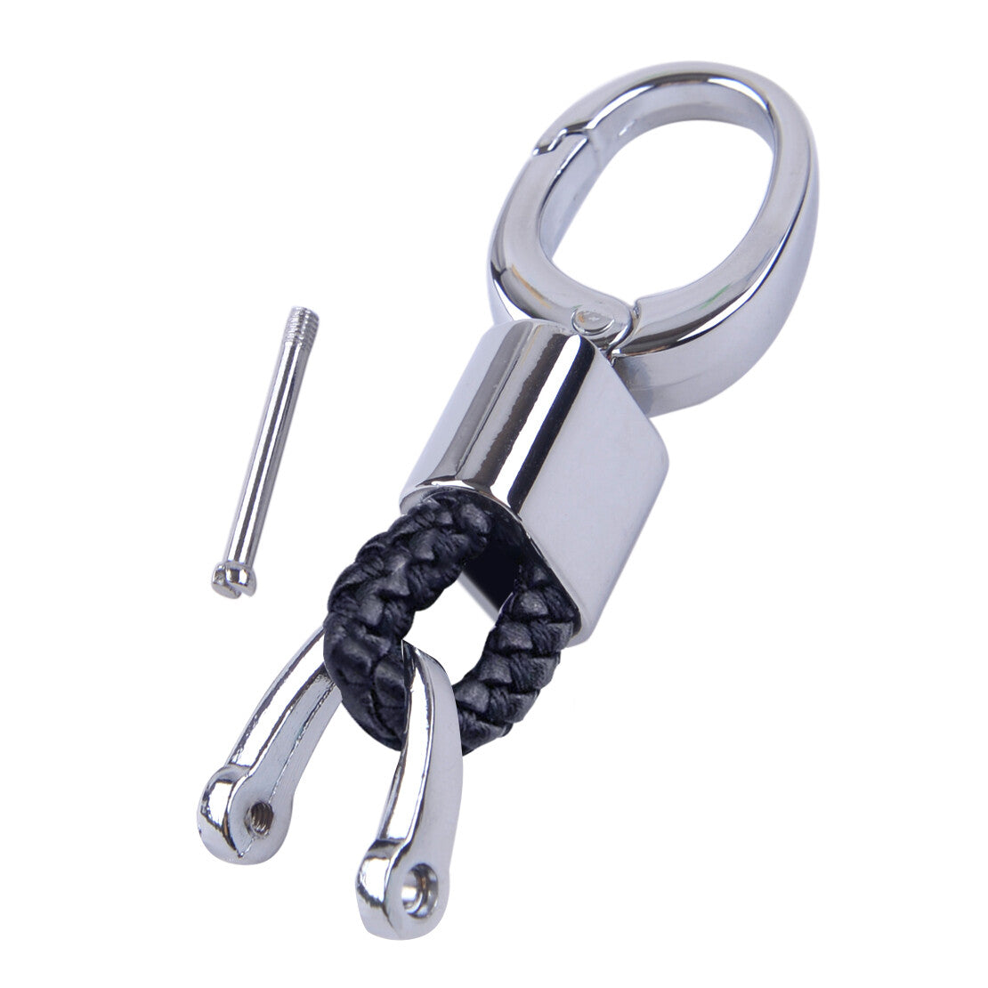 Chrome Blue Key Fob Case Cover Chain Ring Keychain Fit for Lexus for ES RX IS GS LX Q