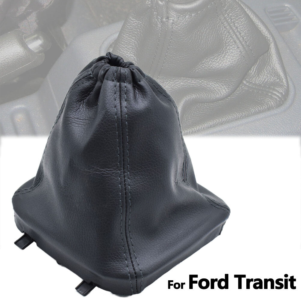 Black Stitch Gear Stick Gaiter Boot Pu Leather  for ford  Transit Van MK7 06 -14 Q