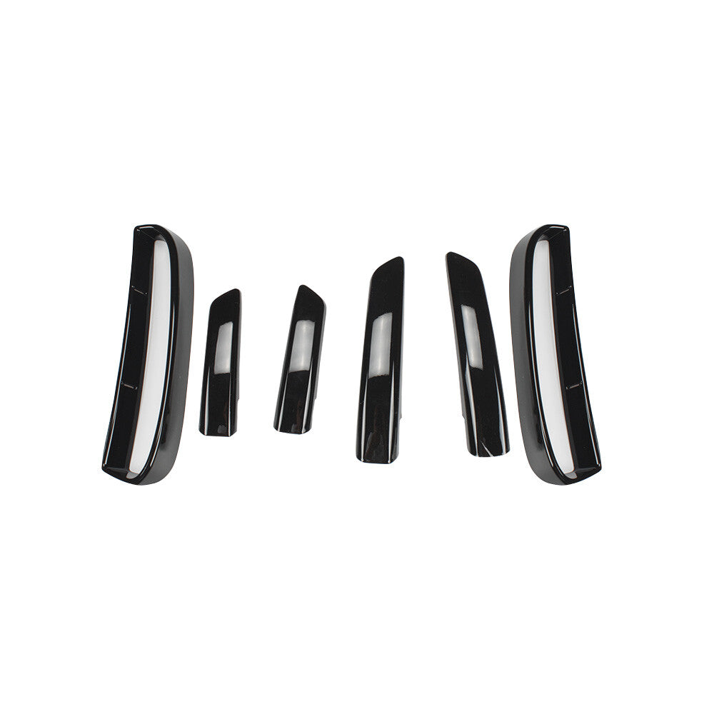 6Pcs New Front Bumper Grille Air Vent Cover for Land Rover Discovery 5 2017-2018