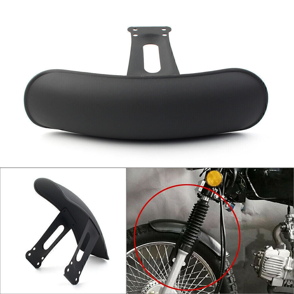 Retro Motorcycle Black Front Fender MudGuard Cover Fit for Honda CG125 Q