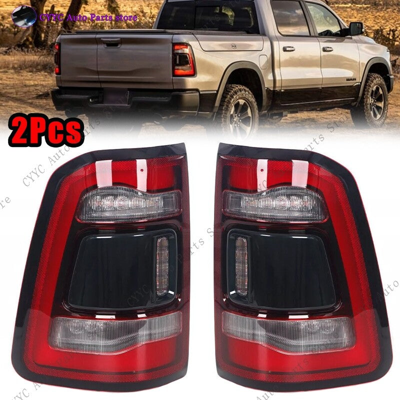 Pair for Dodge RAMS 2019-2022 RAM13-22 1500 2500 Pickup Taillights Turn Signals