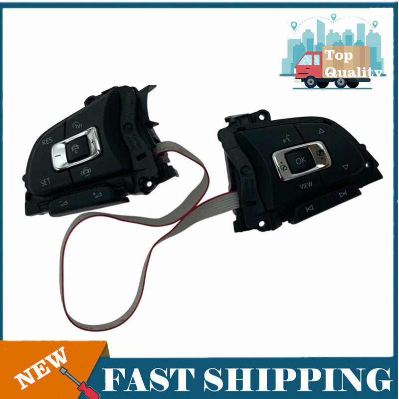 Car steering wheel buttons with multiple ACC (Adaptive Cruise Control) controls, suitable for E- for Golf for Jetta 5G0959442AB, 2014 ~ 2021. n
