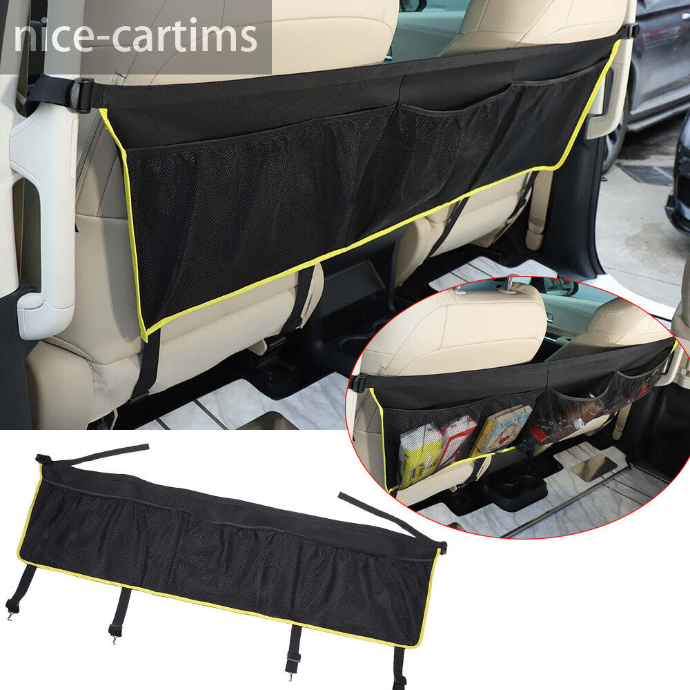 Front for Seat Back Net Pocket Storage Bag Isolation Cover For Toyot@ for Sienna 2021-23