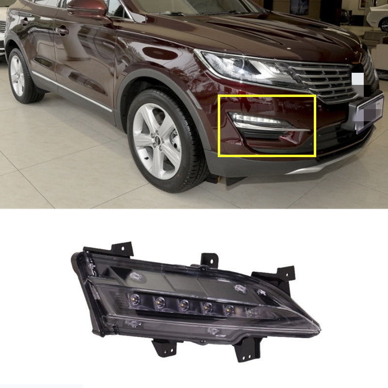 For 2015-18 2019 for Lincoln MKC Passenger Side LED RH Front Bumper Fog Light Lamp B n