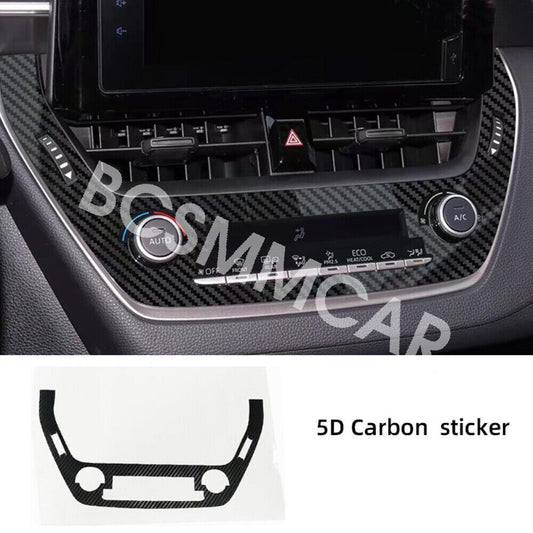 Fit for Toyota for Corolla 2020-2024 Console A/C Button Control Frame Stickers Decal