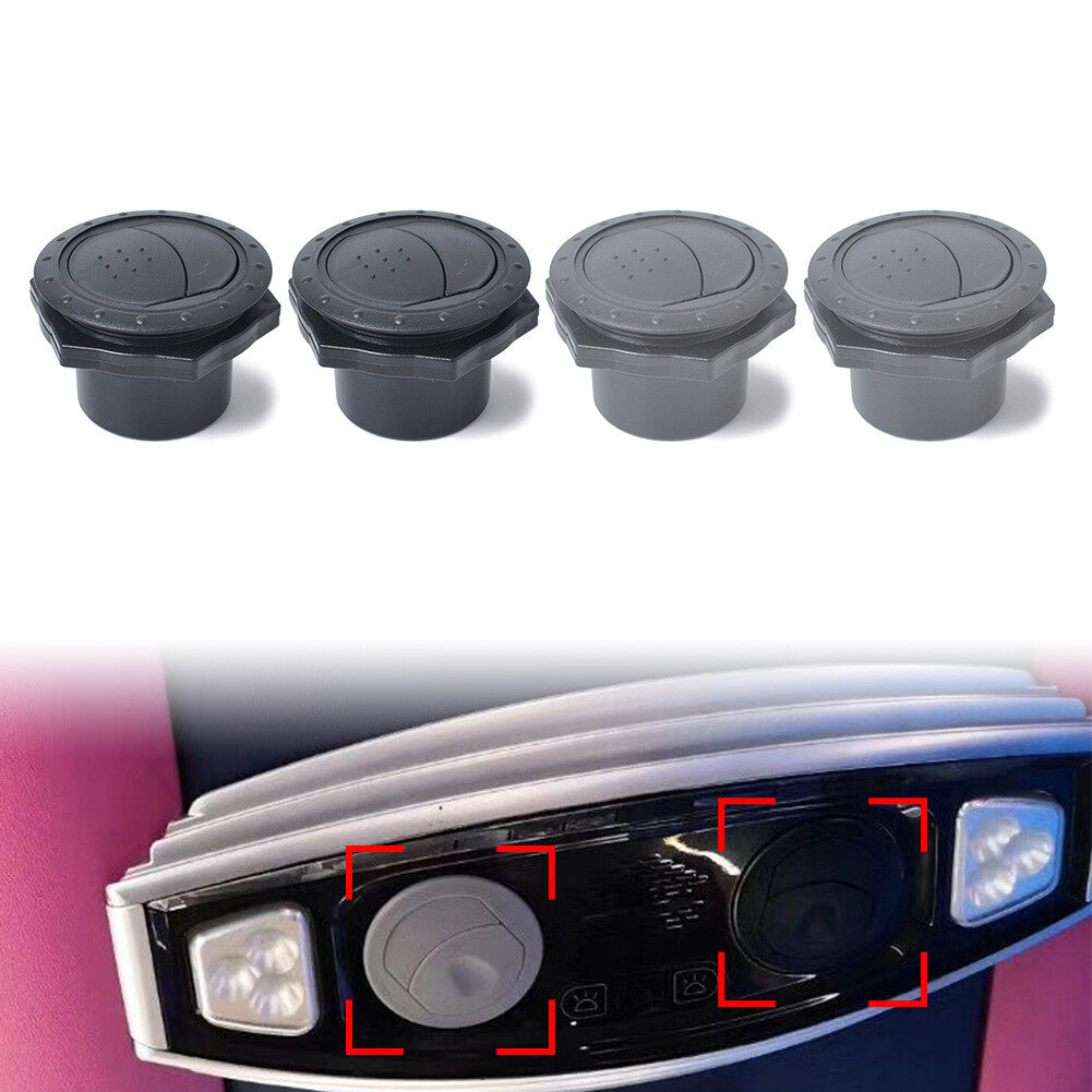 60mm Vent Air Outlet Rotating Round Ceiling Universal set For Car RV Bus ATV A/C