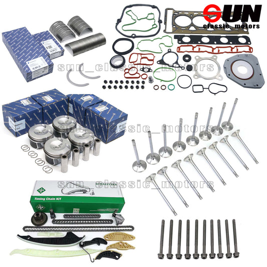 Engine overhaul valve rebuild kit for GTI, for Audi A4 2.0 TFSI, CDN, CCZ, CCTA, CAEB-