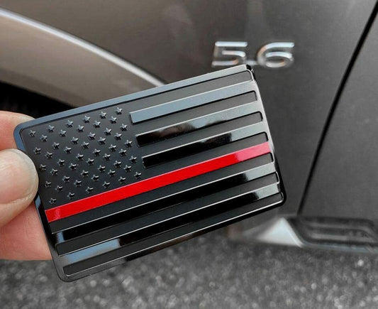 Car tire valve cover rod air dust cover black with red skull  for ford  4-piece set