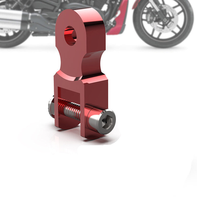 Motorbike Shock Absorber Booster Riser Height Extend Adapter Anti-corrosion Red v