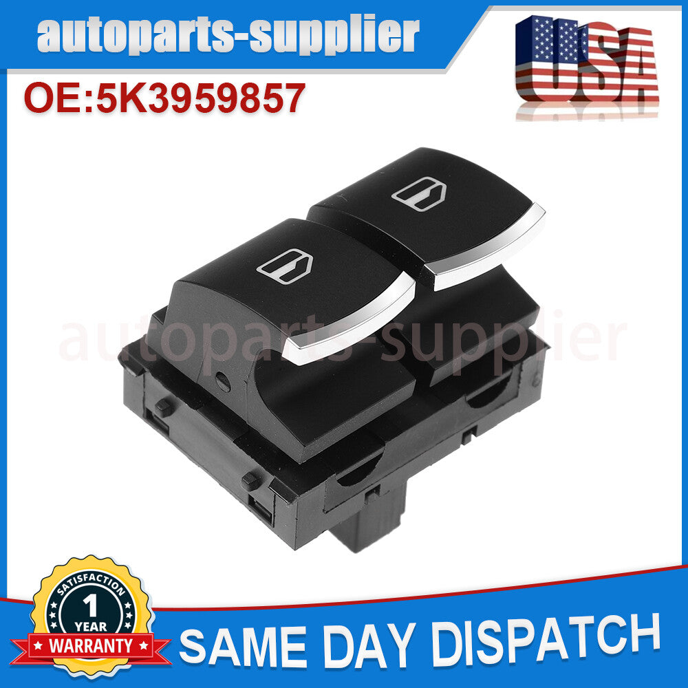 The main window switch control driver side is suitable for Volkswagen for Golf MK5 MK6 GTI EOS 5K3959857