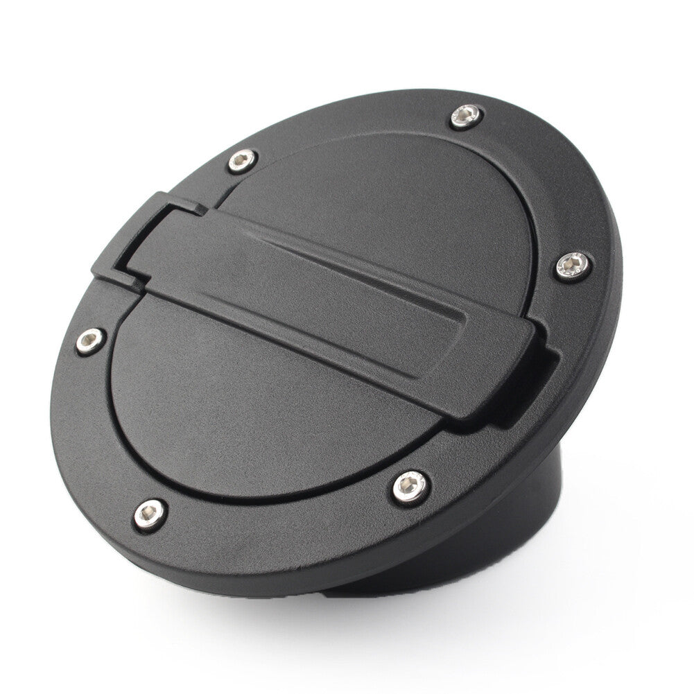 Black Car Fuel Filler Door Cover Gas Tank Cap for Jeep for Wrangler JK 2007-2017