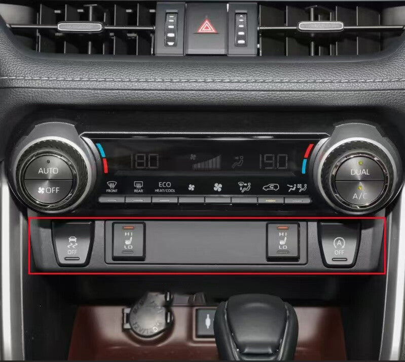 Suitable for 2019-2022 All-New RAV4 Dashboard Switch Trim Heated for Seat Button Frame - n