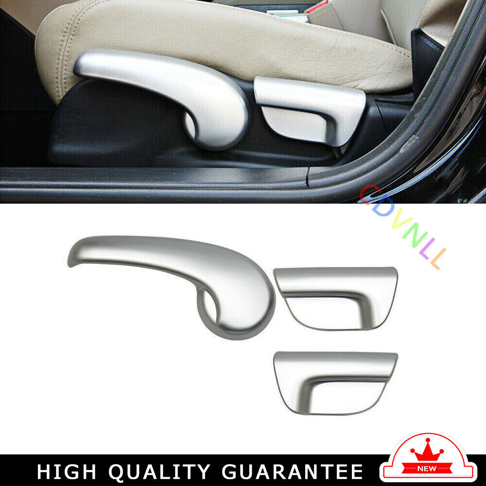 for Seat Adjustment Button Panel Trim 3 for Honda Accord Crosstour 2008-2013 Silver