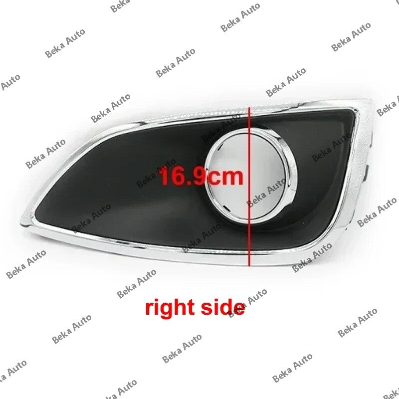 1Pair for Hyundai IX35 2010-2012 Chrome Front Fog Light Trim Cover Left Right