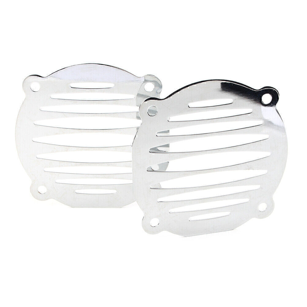 Chrome Motorcycle Speaker Grill Cover fit for Harley Electra Glide FLHT 2000-2013 Q