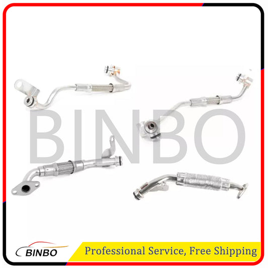 4PCS for BMW E90 F01 X6 135i 335i N54 Turbocharger Oil Supply Line Hoses Q