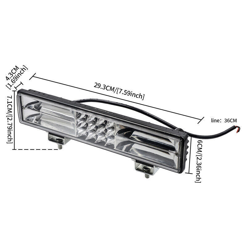 60W LED roof light strip driving fog light suitable for Jeep trucks and UTVs, waterproof. n
