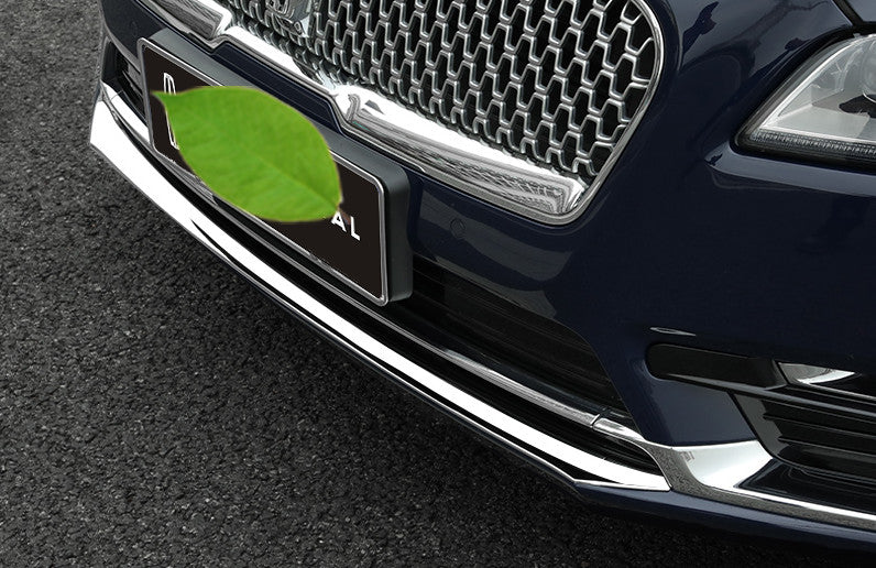 Chromed Steel Front Bumper Bottom Protector Trim for Lincoln 19-21 B n