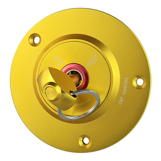 for Suzuki GSXR 1000 2003-2011 GSXR 600 750 2004-11 Gold Fuel Gas Tank Cap Cover Q