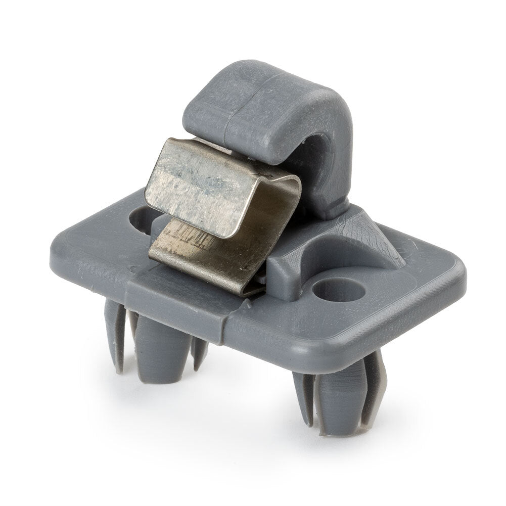 2pcs Grey Sun Visor Gray Clip Holder Hook 8u0857562a for Audi S5 Base S4 A4