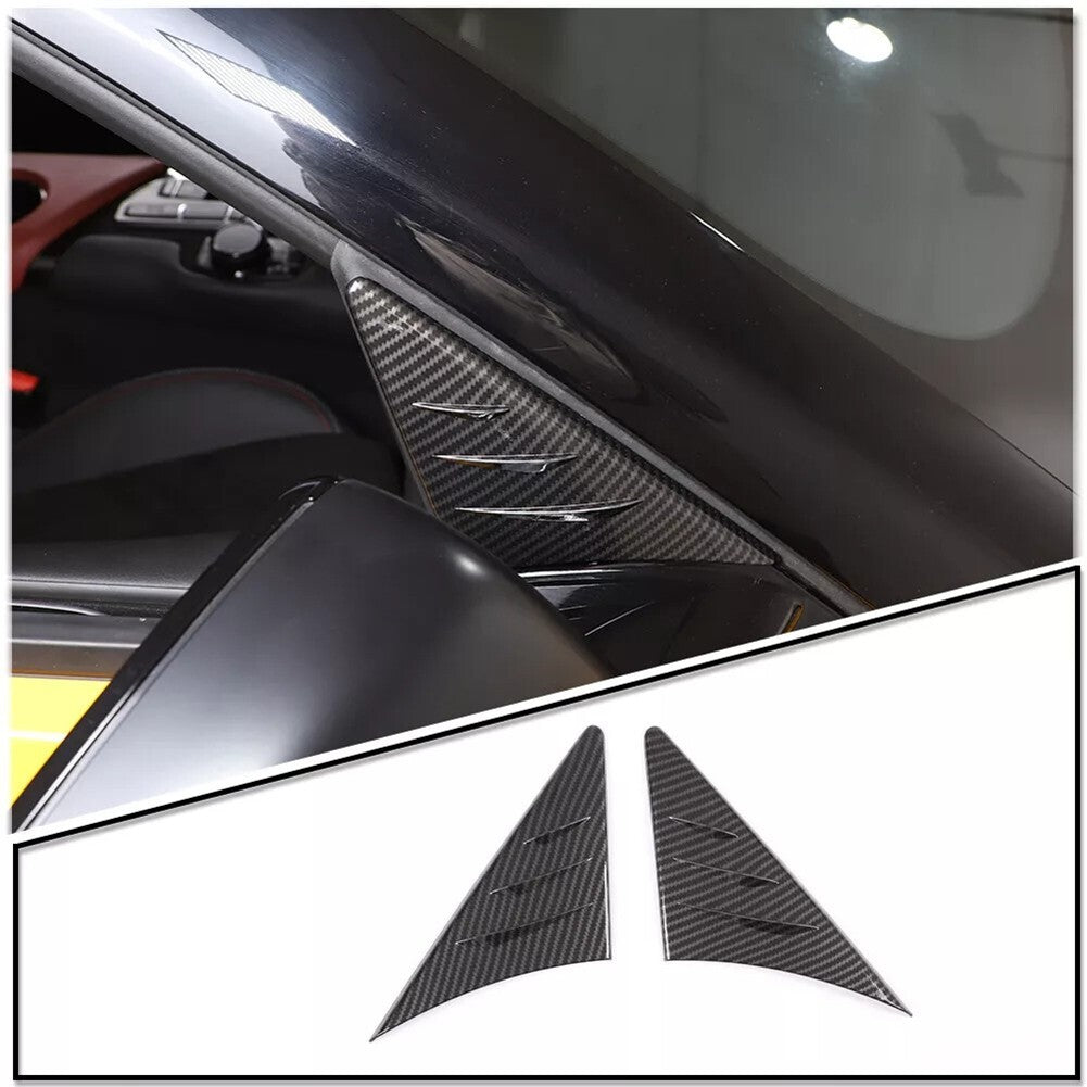 Carbon fiber anti-wind buffeting deflector Trim for Supra A90 2019-22 v