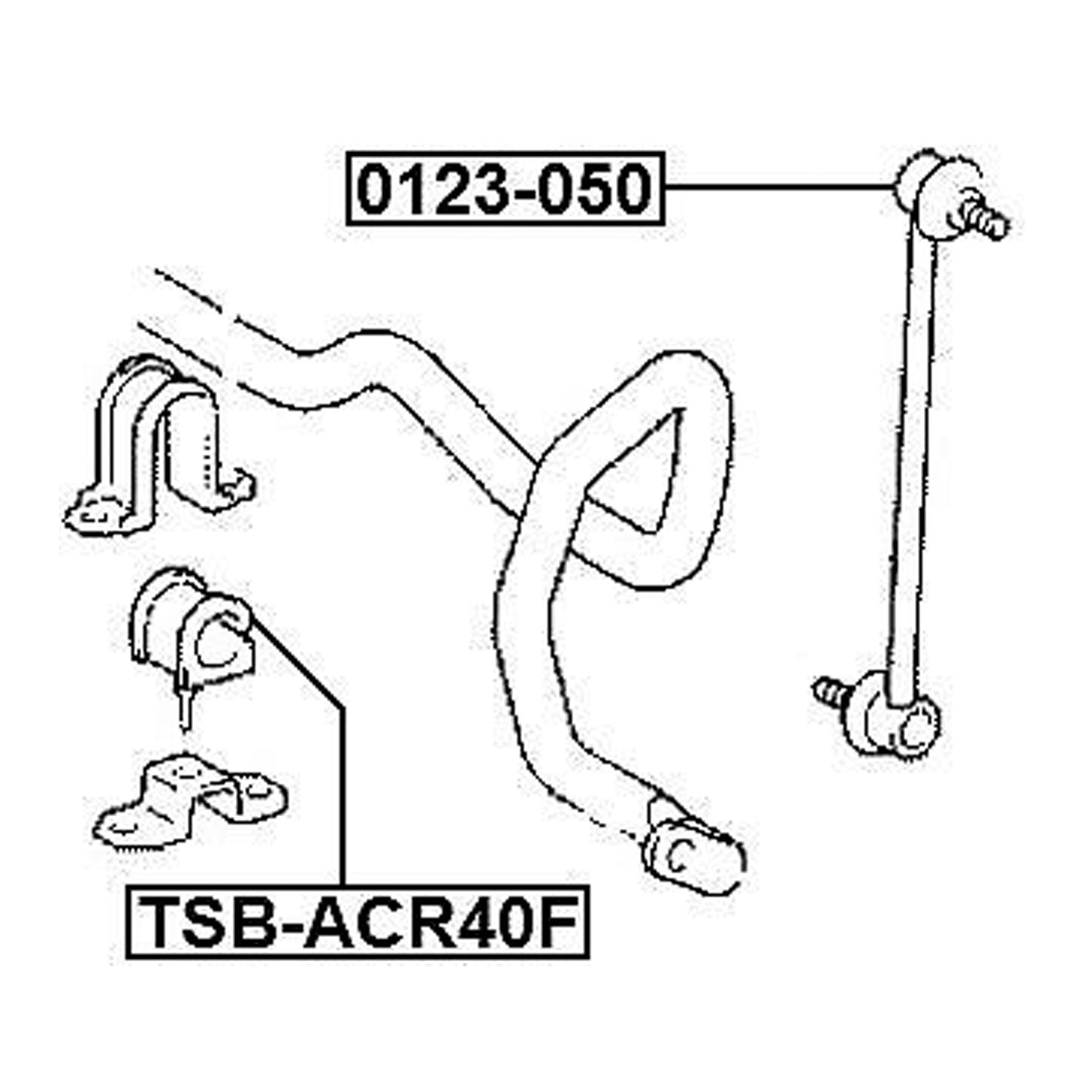 2. Front stabilizer Sway bar end chain pairs suitable for 2004-2010 for Sienna 4882008020- n