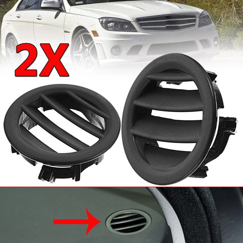 Left&Right Air AC Vent Black For- W204 C Class C300,C350,C630 Parts v