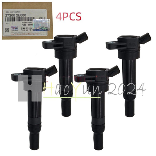 4pc GENUINE Ignition Coil for 11-19 for Hyundai for Elantra for Tucson Forte Soul 1.8/2.0L Q