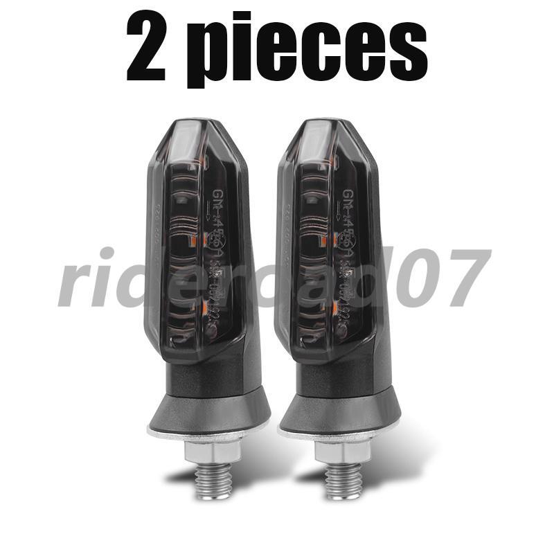 LED Motorcycle for Mini Turn Signal Indicators Light Lamp Amber Blinker Universal