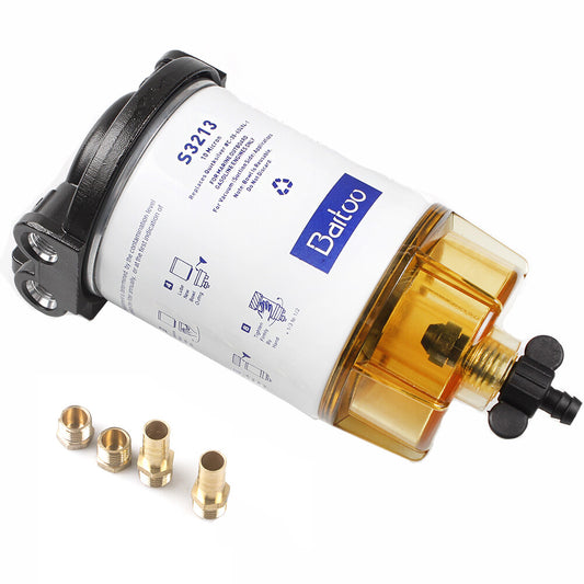 3/8 NPT Fuel Filter / Water Separator System S3213 for Marine Outboard Motor Q