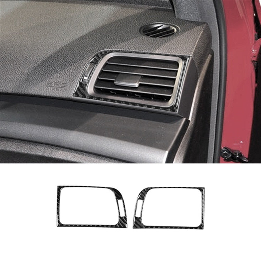 Red Carbon Fiber Overhead Readling Light Frame Trim for Camry 2007-2011 v