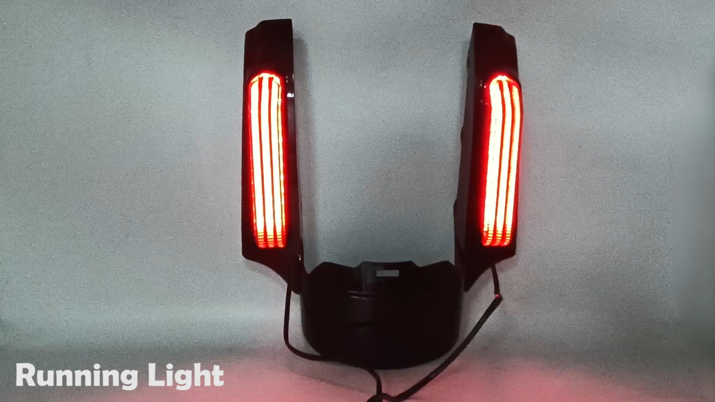Rear Fender Fascia LED Turn Signal Light for Harley Road King Electra Glide 14+