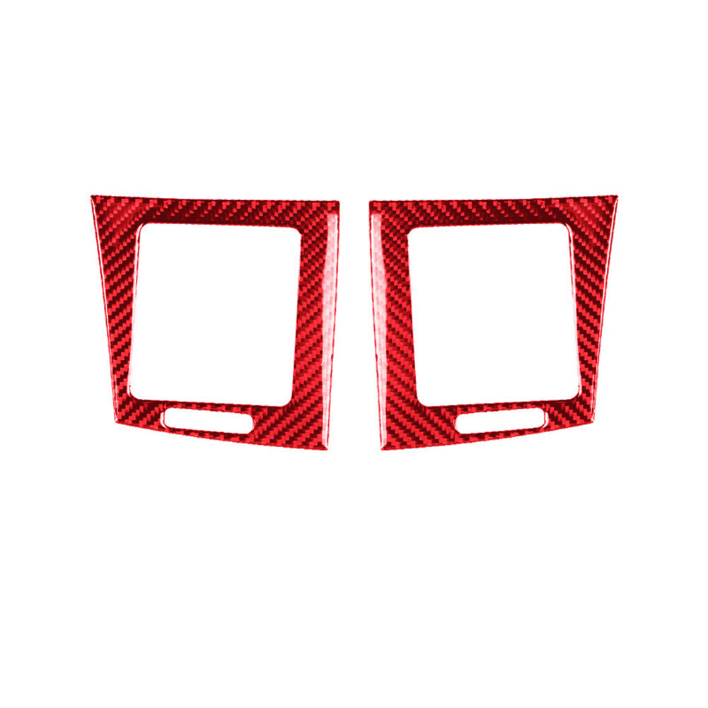 Central Control Vent Trim Cover Carbon Fiber For Highlander 2008-2013 v