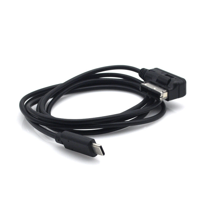 Mp3 aux charger typec usb data music cable for AUDI 3G AMI MMI MDI 15 v