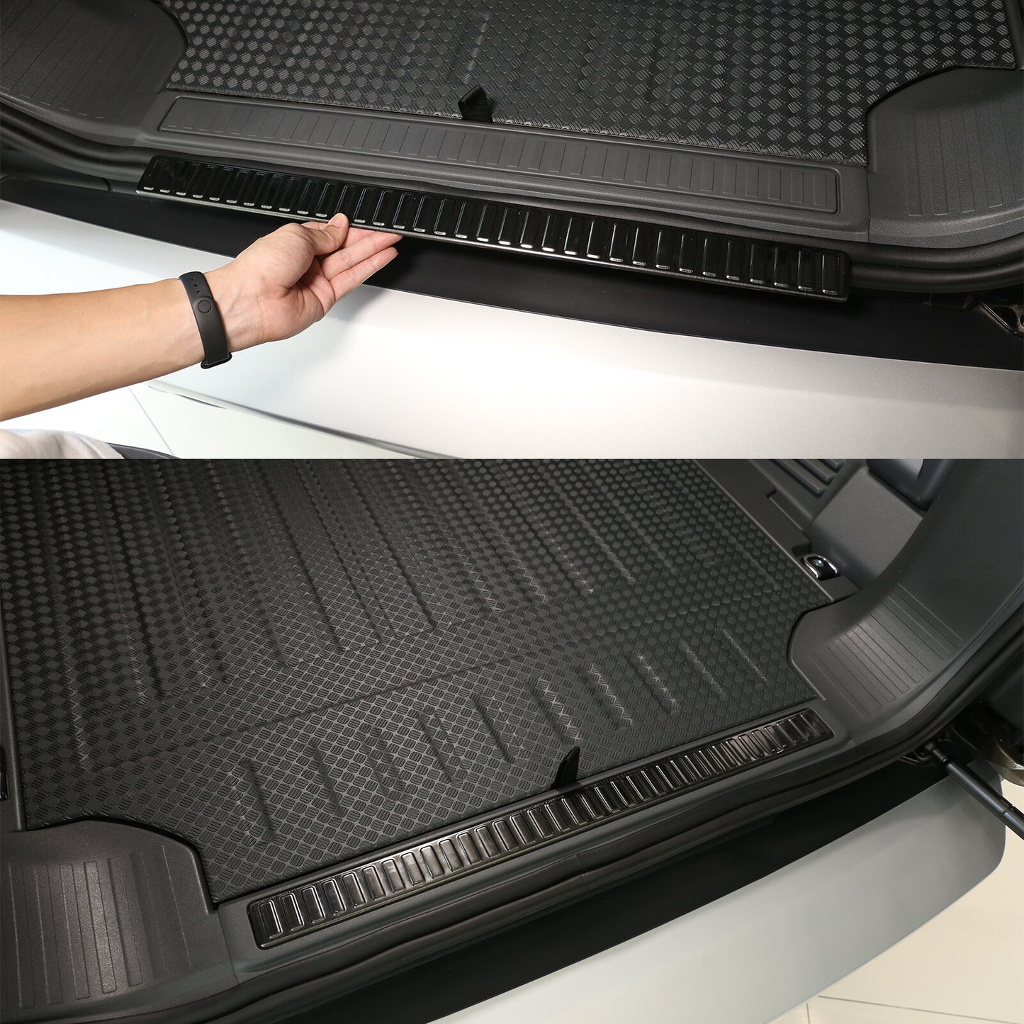 Inner rear bumper protection panel trim suitable for Land Rover for Defender 90 110 2020 - 2024
