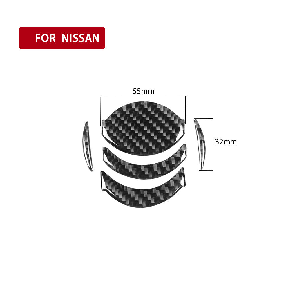 Carbon Fiber Central Air Vent Outlet Cover Trim for Nissan GT-R R35 2008-2016
